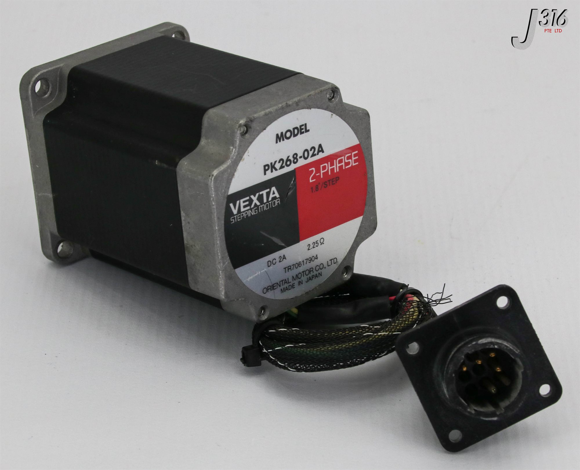 16166 VEXTA 2-PHASE STEPPING MOTOR,1.8°/STEP, 8.6VDC PK268-02A | eBay